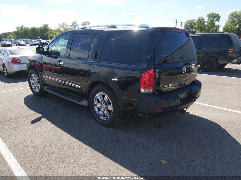 Vin: 5n1ba0nc0cn603512, lot: 45542630, nissan armada platinum 20123