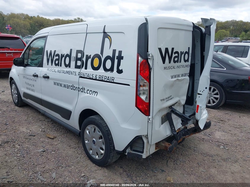 Vin: nm0ls7f76h1318597, lot: 45542670, ford transit connect xlt 20173