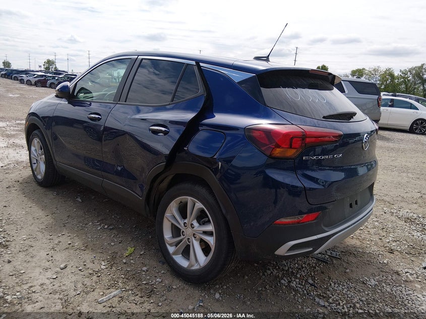 Vin: kl4mmbs28pb101330, lot: 45542718, buick encore gx preferred fwd 20233