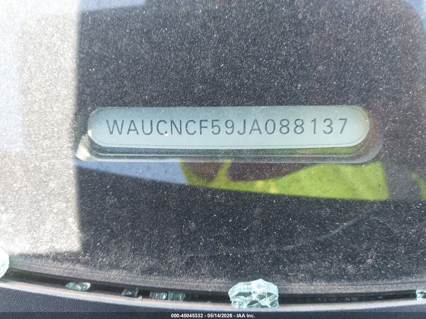 2018 Audi A5 2.0T Premium VIN: WAUCNCF59JA088137 Lot: 45045332