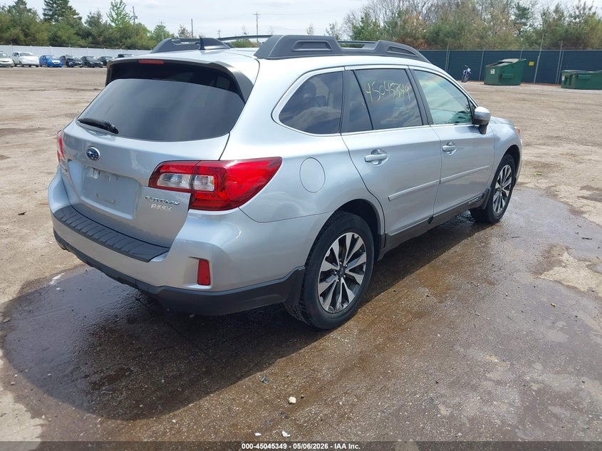 Vin: 4s4bsanc4g3330742, lot: 45542879, subaru outback 2.5i limited 20164