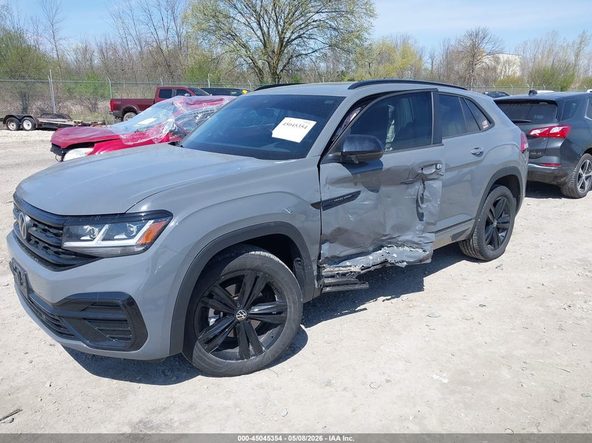 2023 Volkswagen Atlas Cross Sport 2.0T Sel R-Line Black VIN: 1V2SC2CAXPC215831 Lot: 45045354