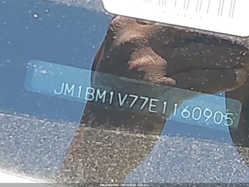 MAZDA MAZDA3 2014 VIN JM1BM1V77E1160905