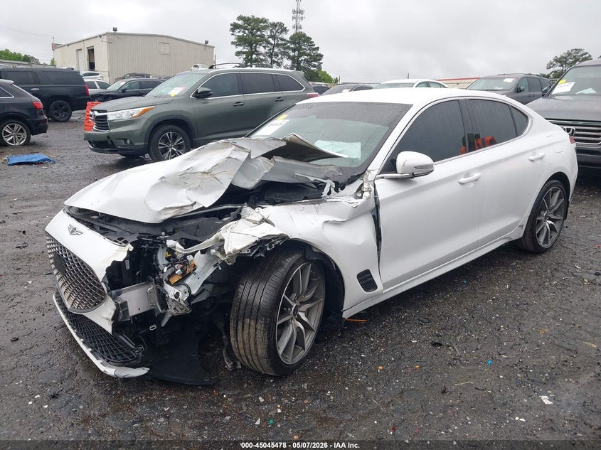 Vin: kmtg34sc7su147742, lot: 45543008, genesis g70 2.5t rwd 20252