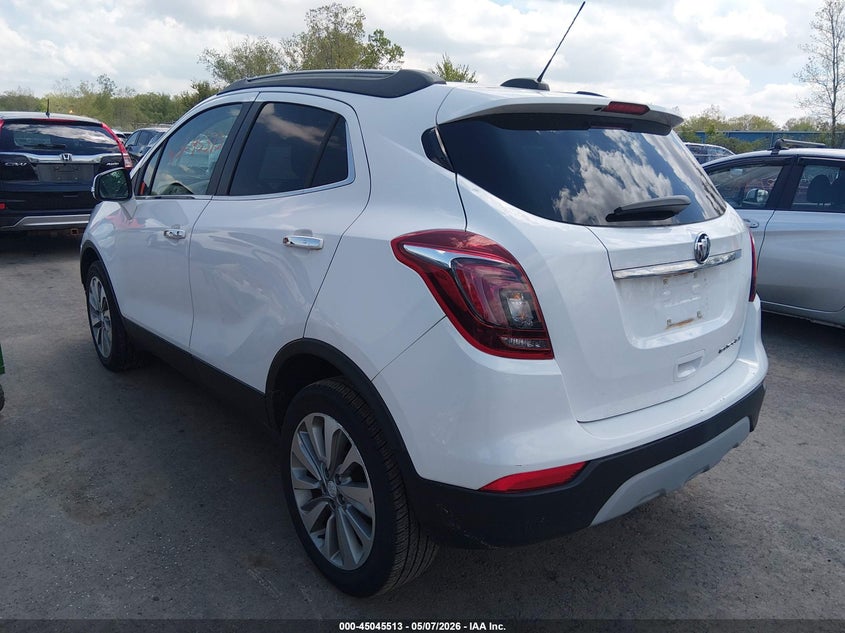 Vin: kl4cjasb9lb056374, lot: 45543043, buick encore fwd preferred 20203