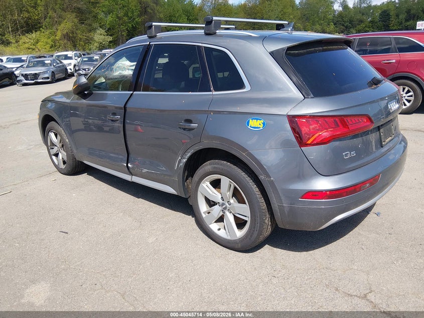 Vin: wa1bnafy4j2197008, lot: 45543244, audi q5 2.0t premium/2.0t tech premium 20183