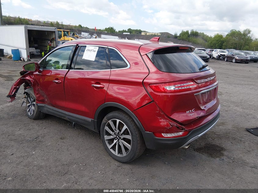 Vin: 5lmtj3dh4kul07641, lot: 45543296, lincoln mkc reserve 20193