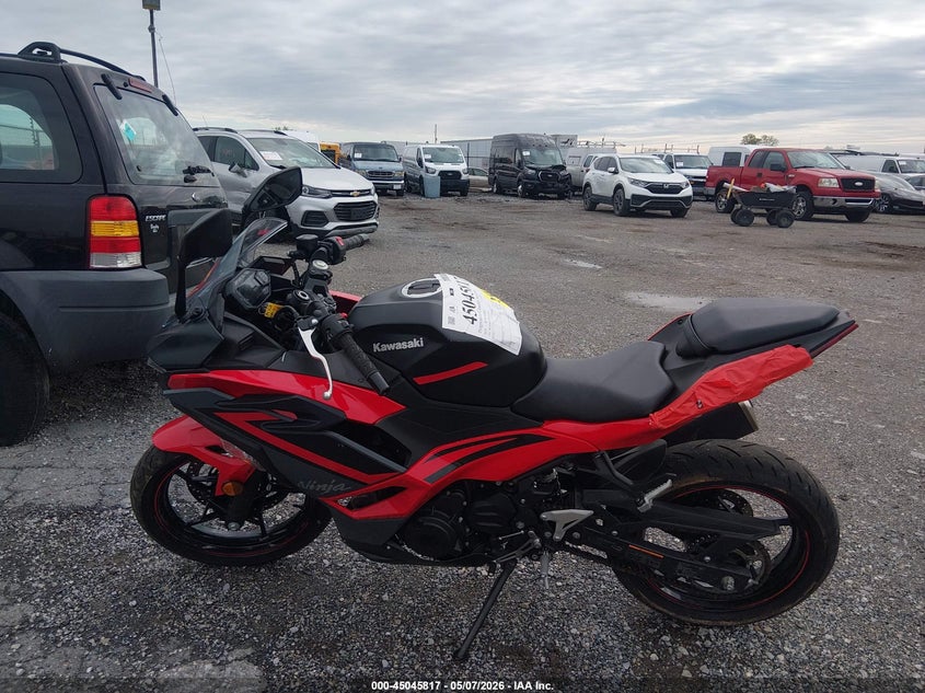 2024 Kawasaki Ex500 VIN: ML5EXGG17RDA16787 Lot: 45045817