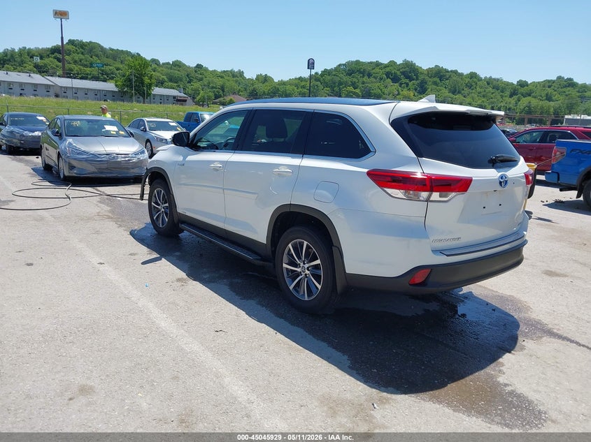 Vin: 5tdjgrfh5ks053083, lot: 45543459, toyota highlander hybrid xle 20193
