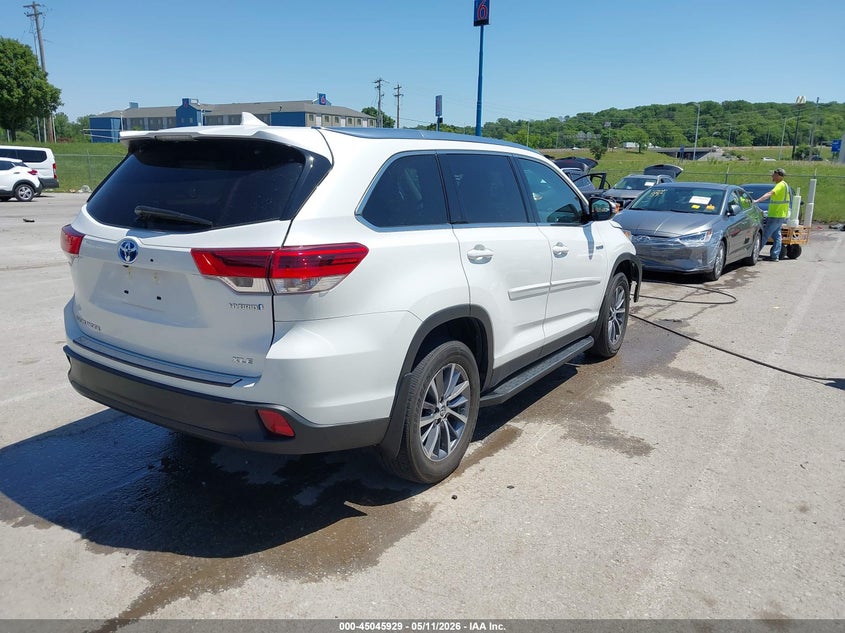 Vin: 5tdjgrfh5ks053083, lot: 45543459, toyota highlander hybrid xle 20194