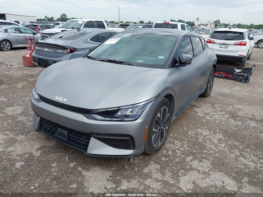 Vin: kndc44laxn5049133, lot: 45543480, kia ev6 gt-line 20222