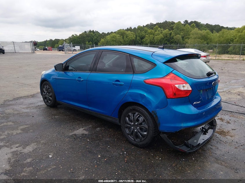 Vin: 1fahp3k28cl125805, lot: 45543501, ford focus se 20123