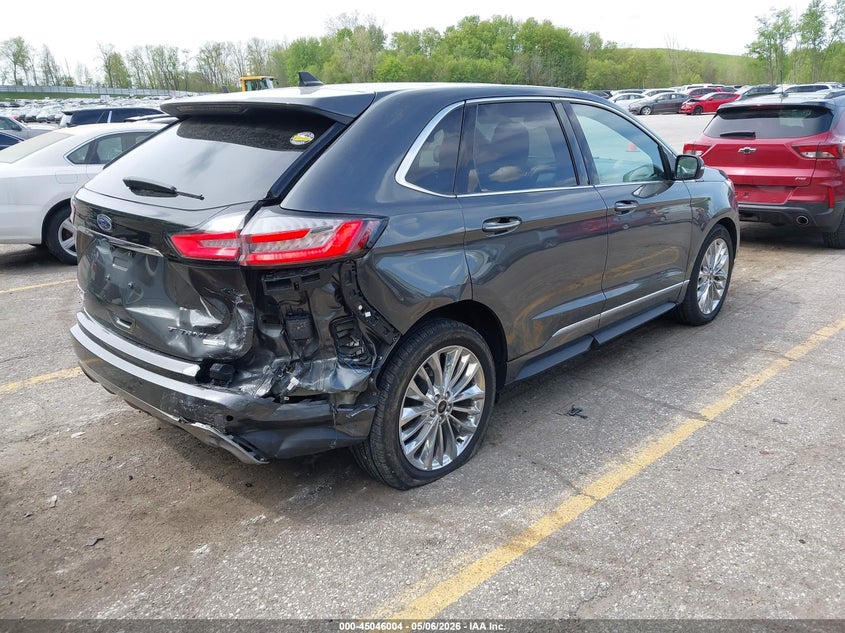 Vin: 2fmpk4k90lbb58834, lot: 45543534, ford edge titanium 20204