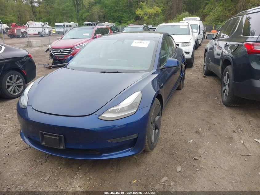 Vin: 5yj3e1eb1nf106772, lot: 45543540, tesla model 3 long range dual motor all-wheel drive 20222