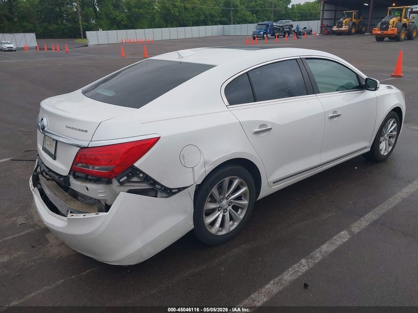 Vin: 1g4gb5g37ff281401, lot: 45543646, buick lacrosse leather 20154