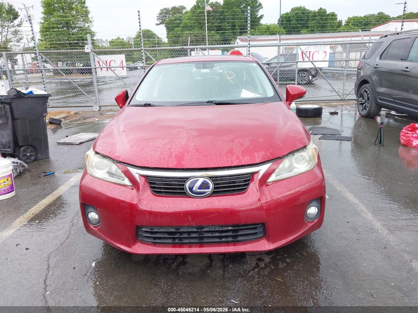 2012 Lexus Ct 200H Premium VIN: JTHKD5BHXC2055902 Lot: 45046214