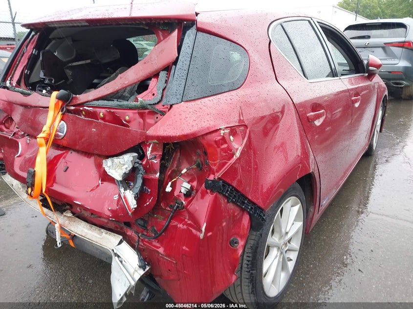 2012 Lexus Ct 200H Premium VIN: JTHKD5BHXC2055902 Lot: 45046214