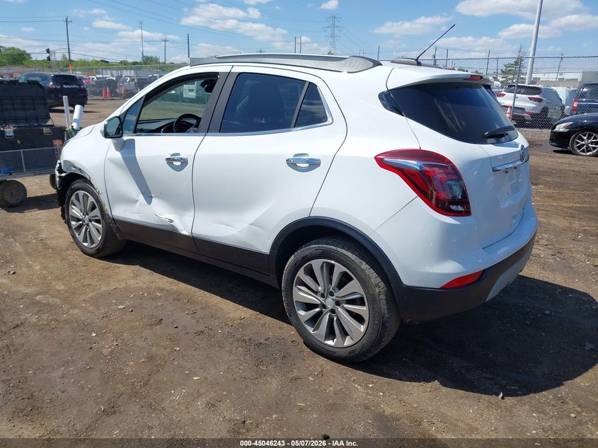 Vin: kl4cjasbxkb794375, lot: 45543773, buick encore fwd preferred 20193