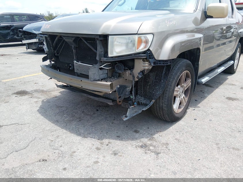 HONDA RIDGELINE 2011 VIN 5FPYK1F51BB009985