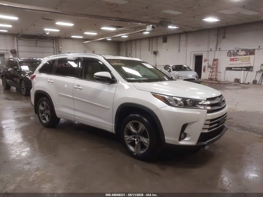 Vin: 5tddzrfh2hs443509, lot: 45543861, toyota highlander limited platinum 2017 img_1