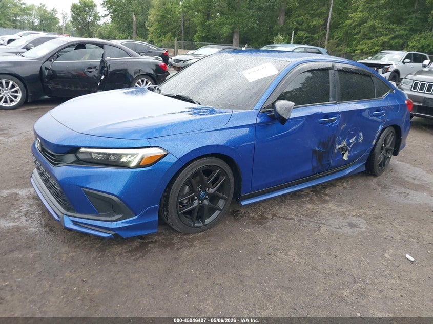 2022 HONDA CIVIC auction photo 2