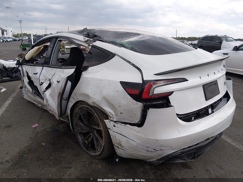 Vin: 5yj3e1etxsf035303, lot: 45543961, tesla model 3 performance all-wheel drive 20253