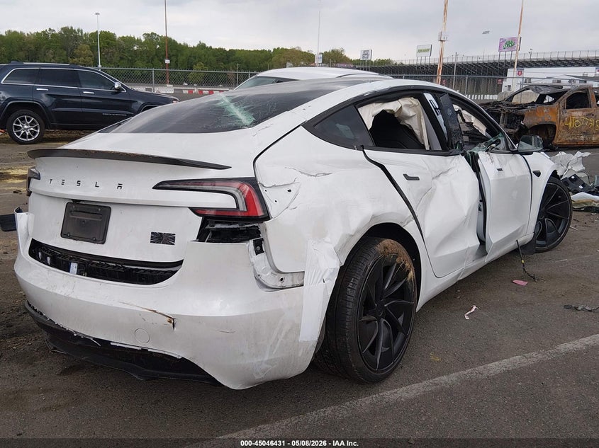Vin: 5yj3e1etxsf035303, lot: 45543961, tesla model 3 performance all-wheel drive 20254