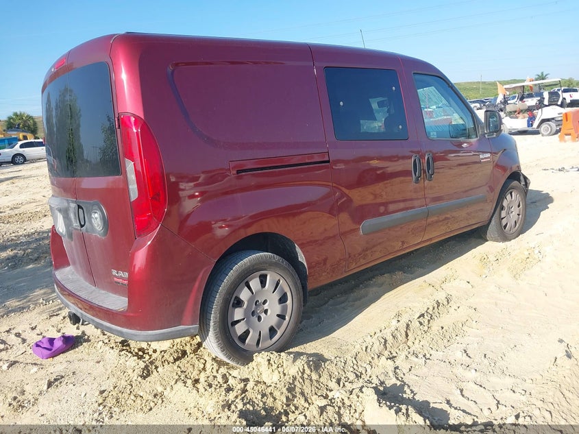 Vin: zfberfbb6j6l06103, lot: 45543971, ram promaster city slt 20184