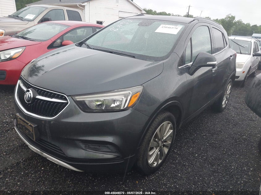 Vin: kl4cjasb1hb177908, lot: 45544100, buick encore preferred 20172