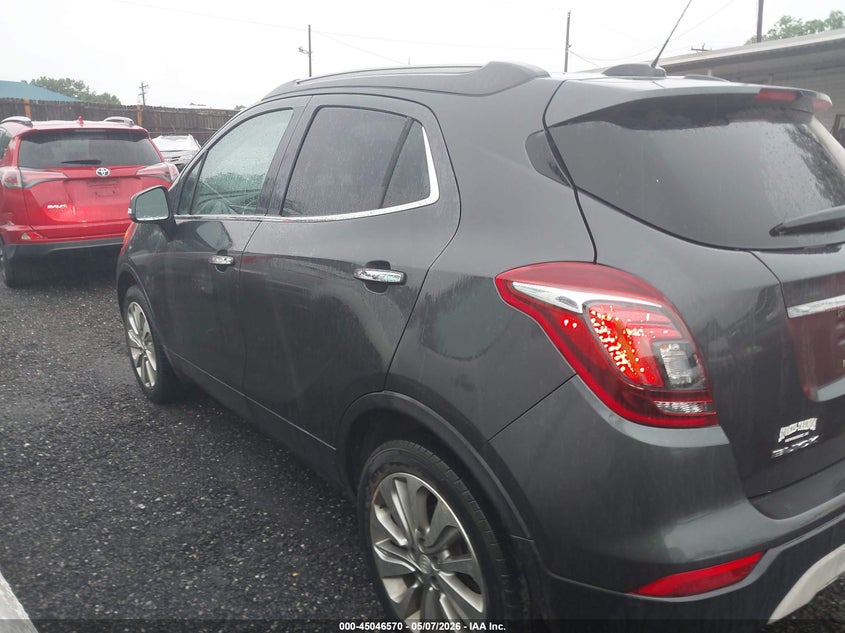 Vin: kl4cjasb1hb177908, lot: 45544100, buick encore preferred 20173