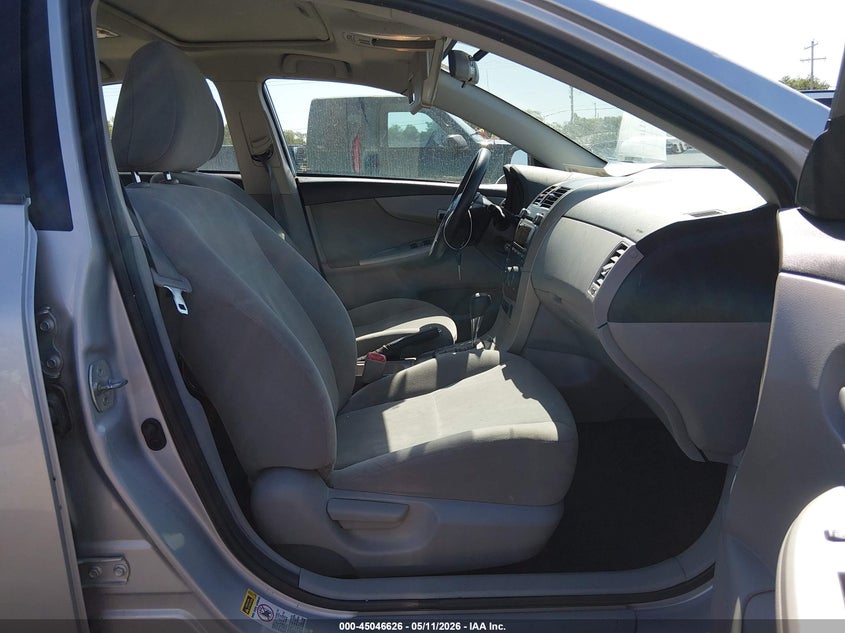 2011 Toyota Corolla 1.8 Le silver Lot 111045046626 Vin 2T1BU4EE5BC675196