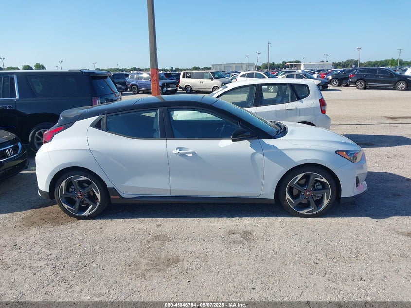 2019 Hyundai Veloster Turbo Ultimate VIN: KMHTH6ABXKU013306 Lot: 45046784