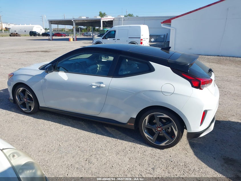 2019 Hyundai Veloster Turbo Ultimate VIN: KMHTH6ABXKU013306 Lot: 45046784