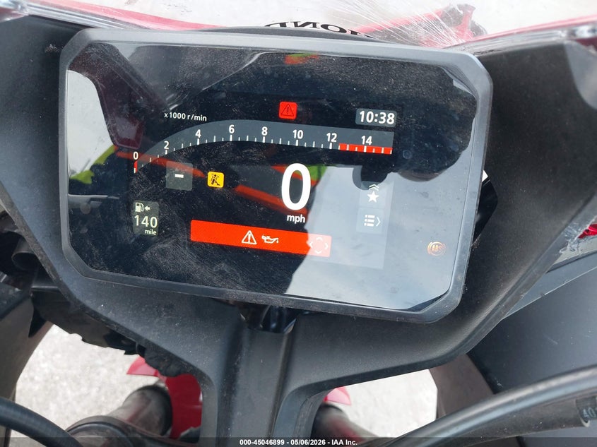 2026 Honda Cbr650 R VIN: MLHRH155XT5201693 Lot: 45046899