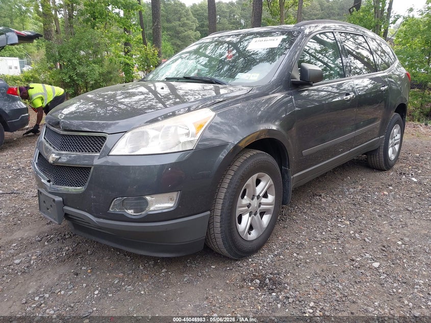 Vin: 1gnkrfedxcj387966, lot: 45544513, chevrolet traverse ls 20122