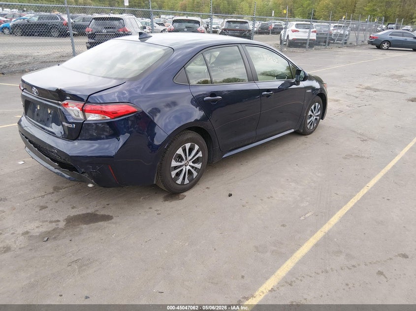 Vin: jtdebrbe4lj018187, lot: 45544592, toyota corolla le 20204