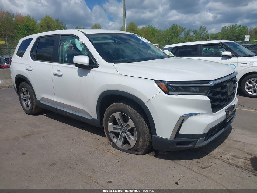 Vin: 5fnyg1h42pb043407, lot: 45544726, honda pilot awd ex-l 8 passenger 2023 img_1
