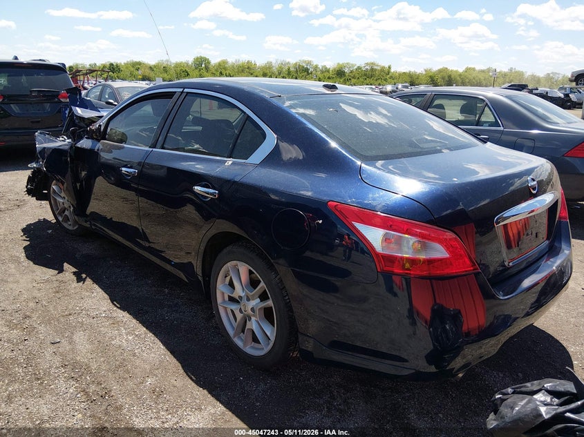 2010 Nissan Maxima 3.5 3.5 Sv W premium Pkg Blue Lot 111045047243 Vin 1N4AA5AP8AC809536