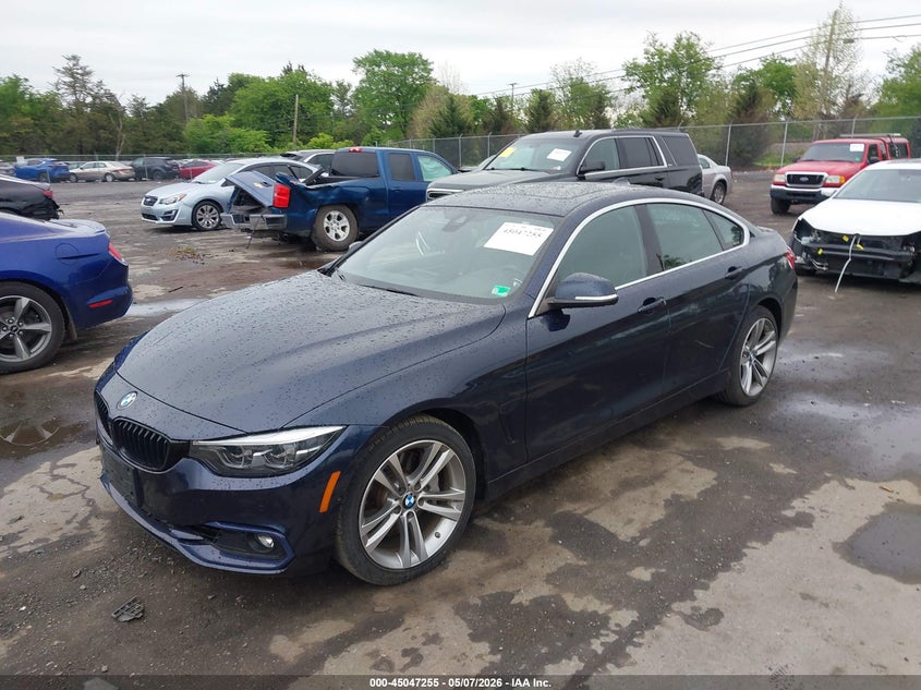 Vin: wba4j7c53kbm75385, lot: 45544785, bmw 440i gran coupe xdrive 20192