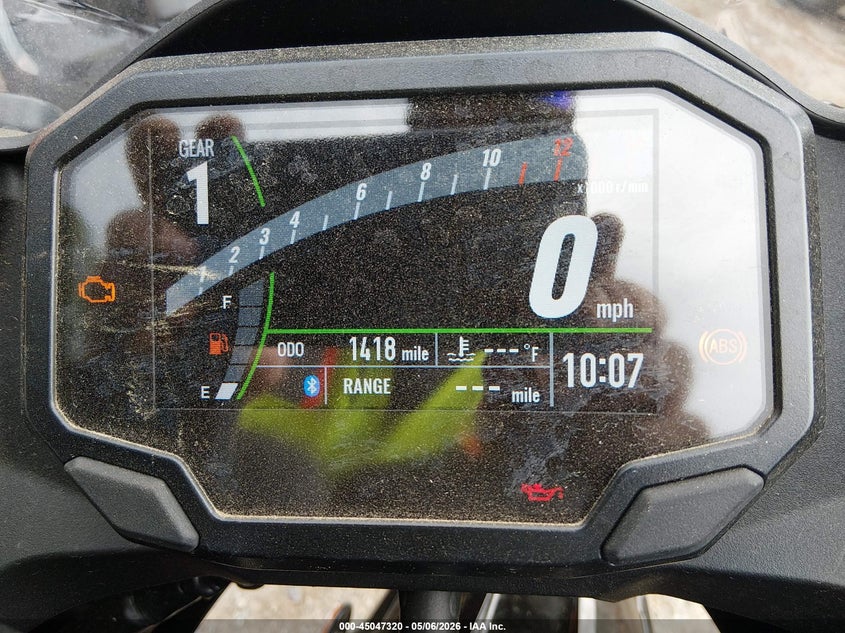 2025 Kawasaki Ex500 A/B VIN: ML5EXGJ17SDA70234 Lot: 45047320