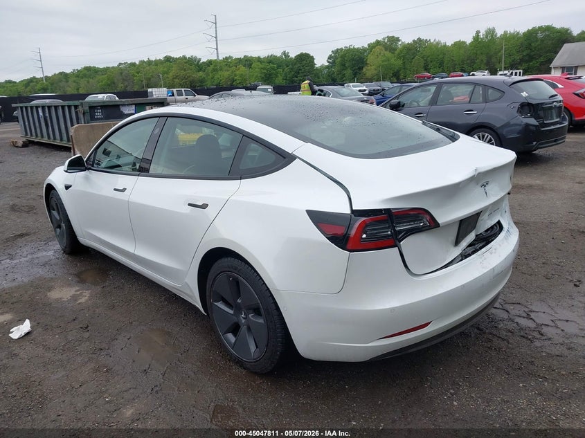 Vin: 5yj3e1eb7nf276005, lot: 45545340, tesla model 3 long range dual motor all-wheel drive 20223