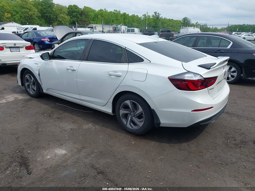 Vin: 19xze4f53le011248, lot: 45545379, honda insight ex 20203