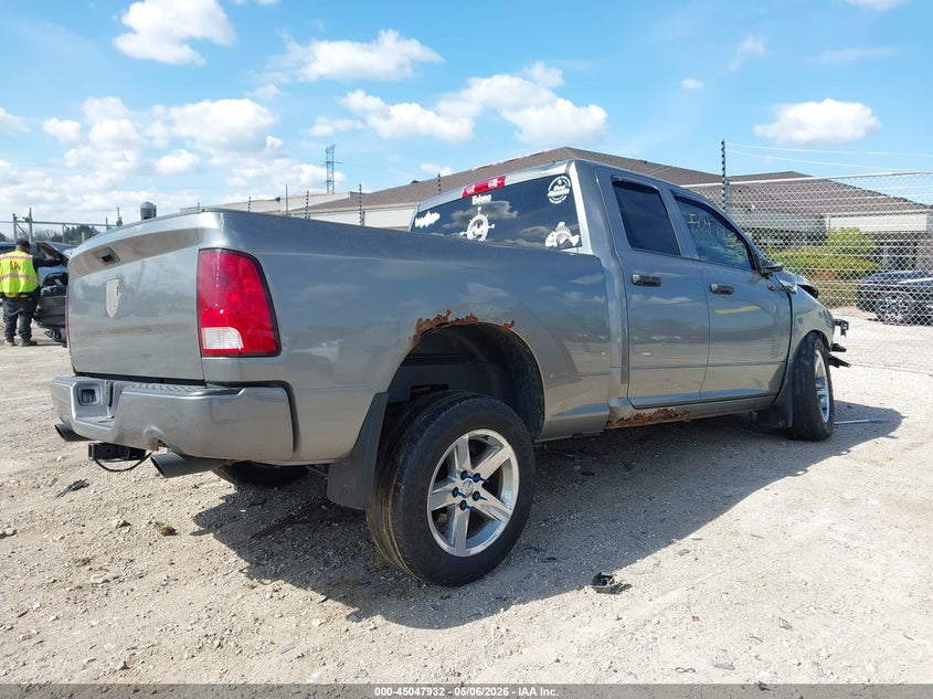 1C6RD7FT4CS248497 2012 Ram 1500 5.7 Ram St grey