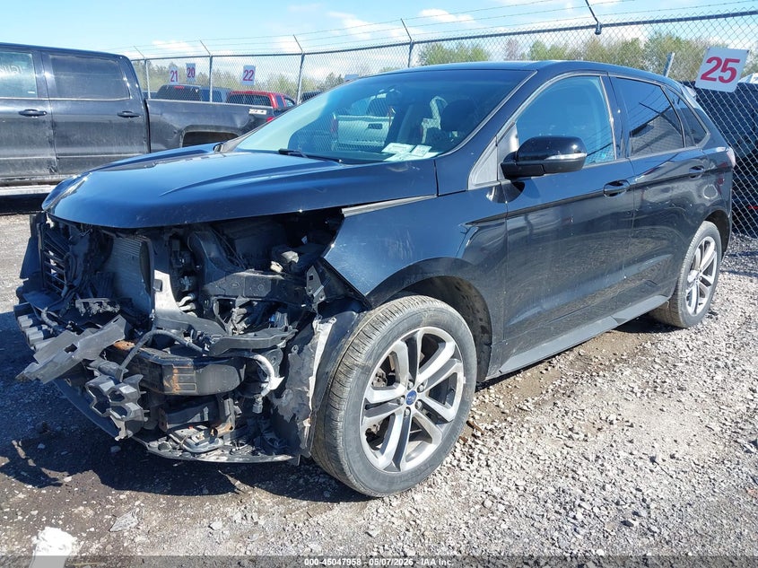 Vin: 2fmpk4ap5gbc10044, lot: 45545488, ford edge sport 20162