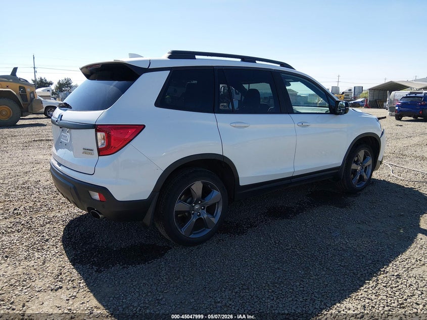 Vin: 5fnyf8h91lb011386, lot: 45545529, honda passport awd touring 20204