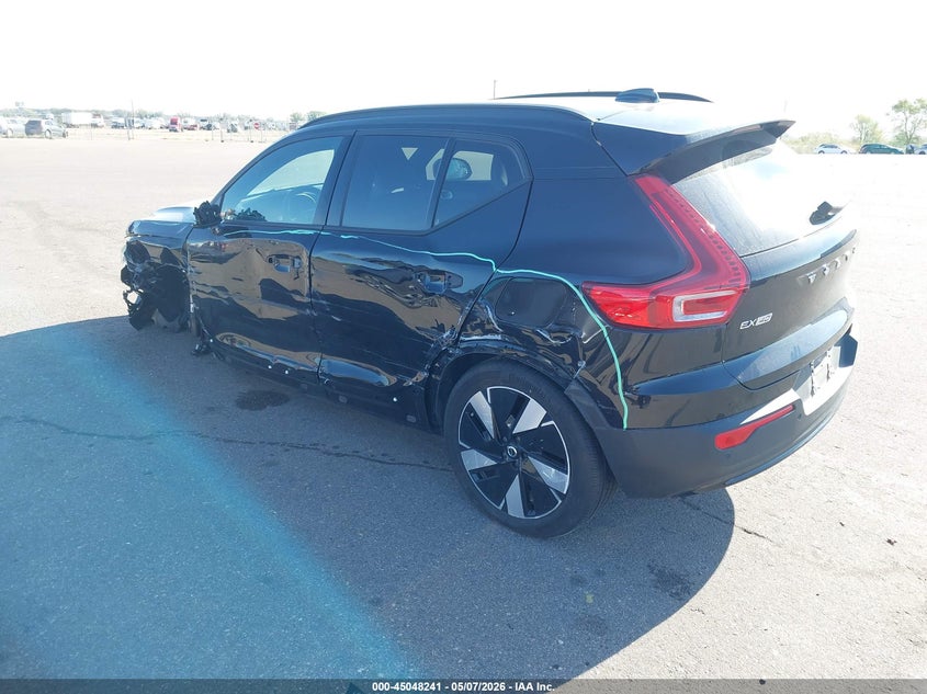 Vin: yv4er3hj0s2460872, lot: 45545772, volvo ex40 core, twin motor, fully electric 20253