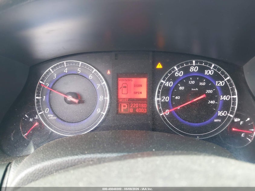 2008 Infiniti Ex35 Journey VIN: JNKAJ09E58M302564 Lot: 45048300