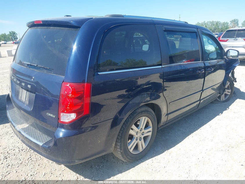 Vin: 2c4rdgdgxdr572894, lot: 45545844, dodge grand caravan crew 20134