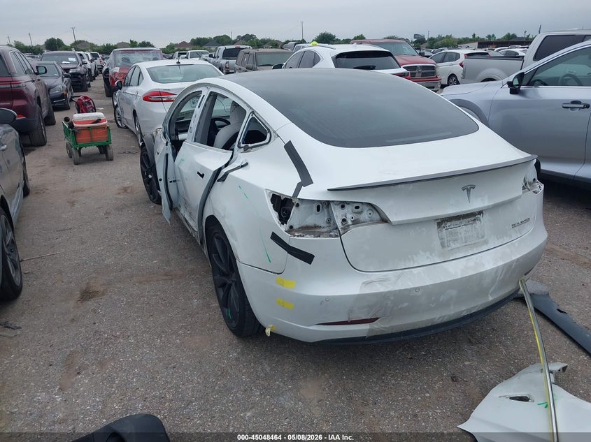 Vin: 5yj3e1ec3lf624789, lot: 45545994, tesla model 3 performance dual motor all-wheel drive 20203