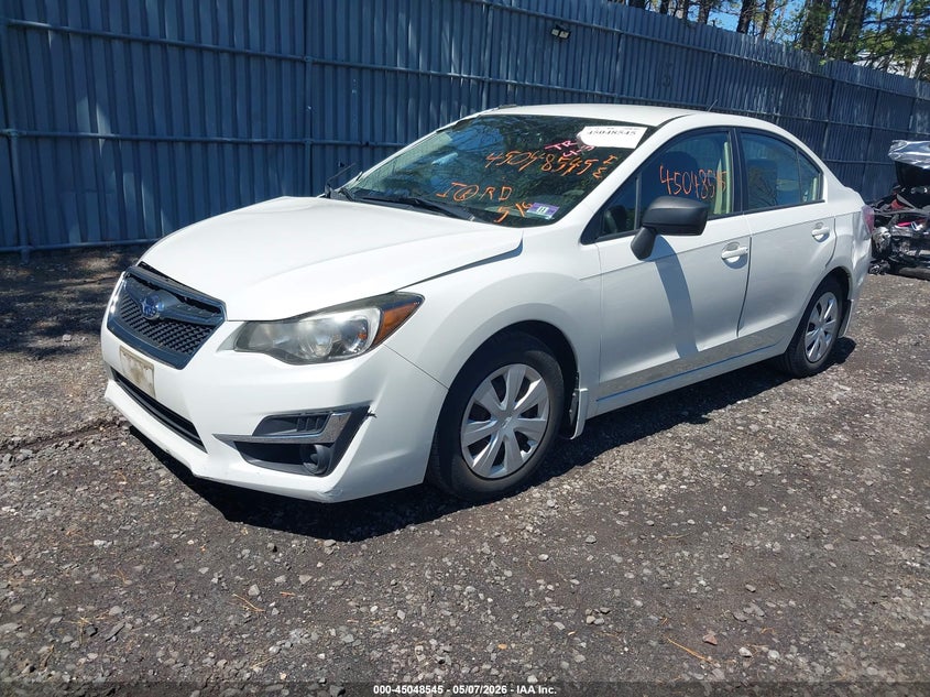 Vin: jf1gjaa62gh003147, lot: 45546075, subaru impreza 2.0i 20162